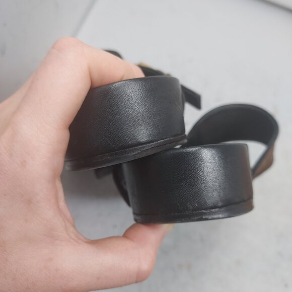 Louis Vuitton Brown Buckle Bom Dia Monogram Flat Slide Sandal - Picture 11 of 13